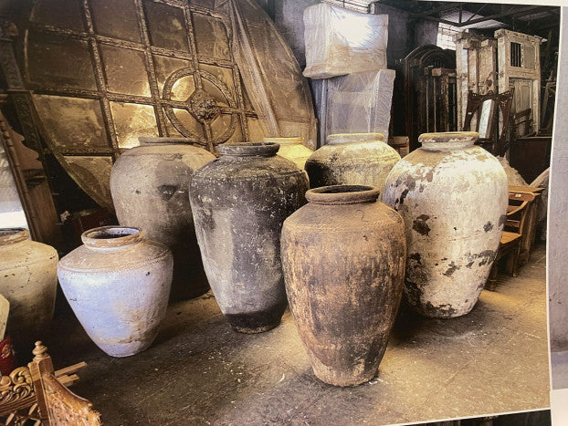 Ánfora Terracota 65x65x72 cm – Pieza Única Antigua