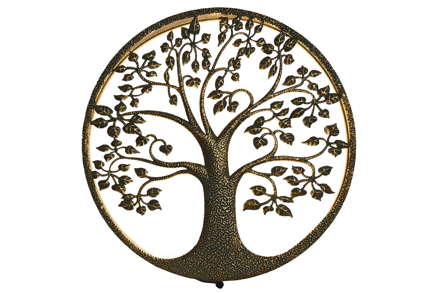 Lampara aplique metal 50*13*50cm arbol dorado