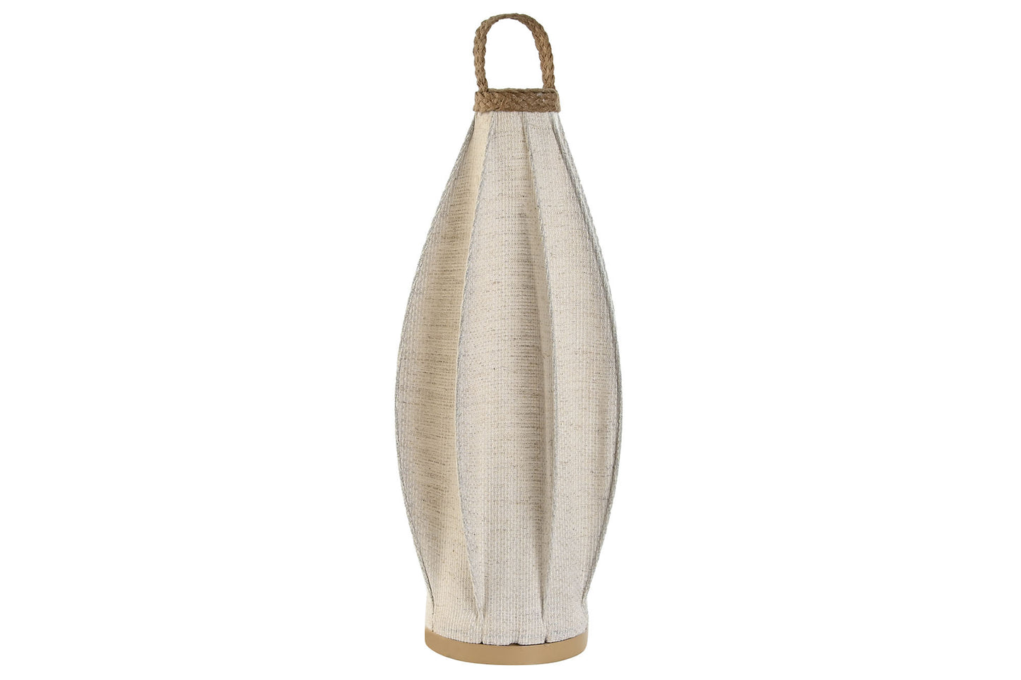 Lampara sobremesa lina cuerda 25*25*60cm natural