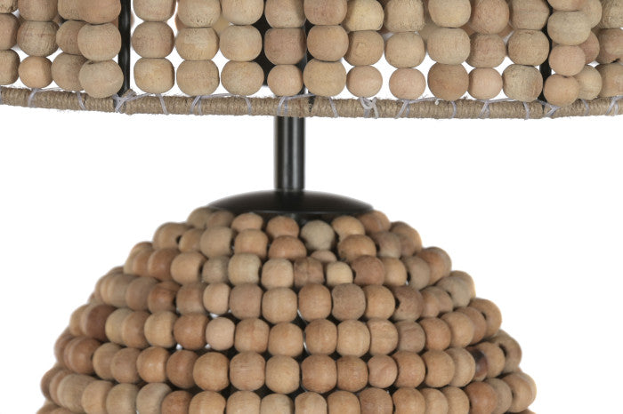 Lámpara de Pie Madera y Metal 38x38x160 cm – Colección INDIA LAMPS