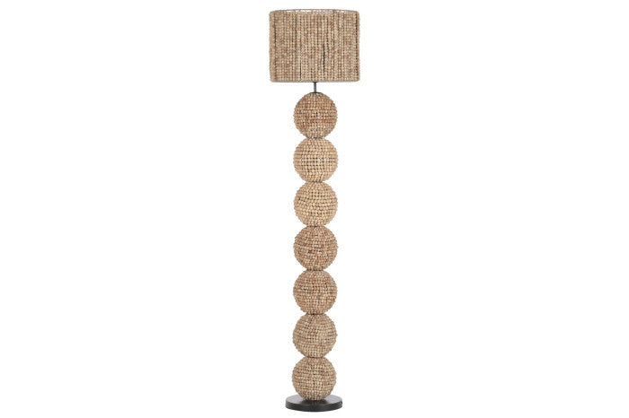 Lámpara de Pie Madera y Metal 38x38x160 cm – Colección INDIA LAMPS