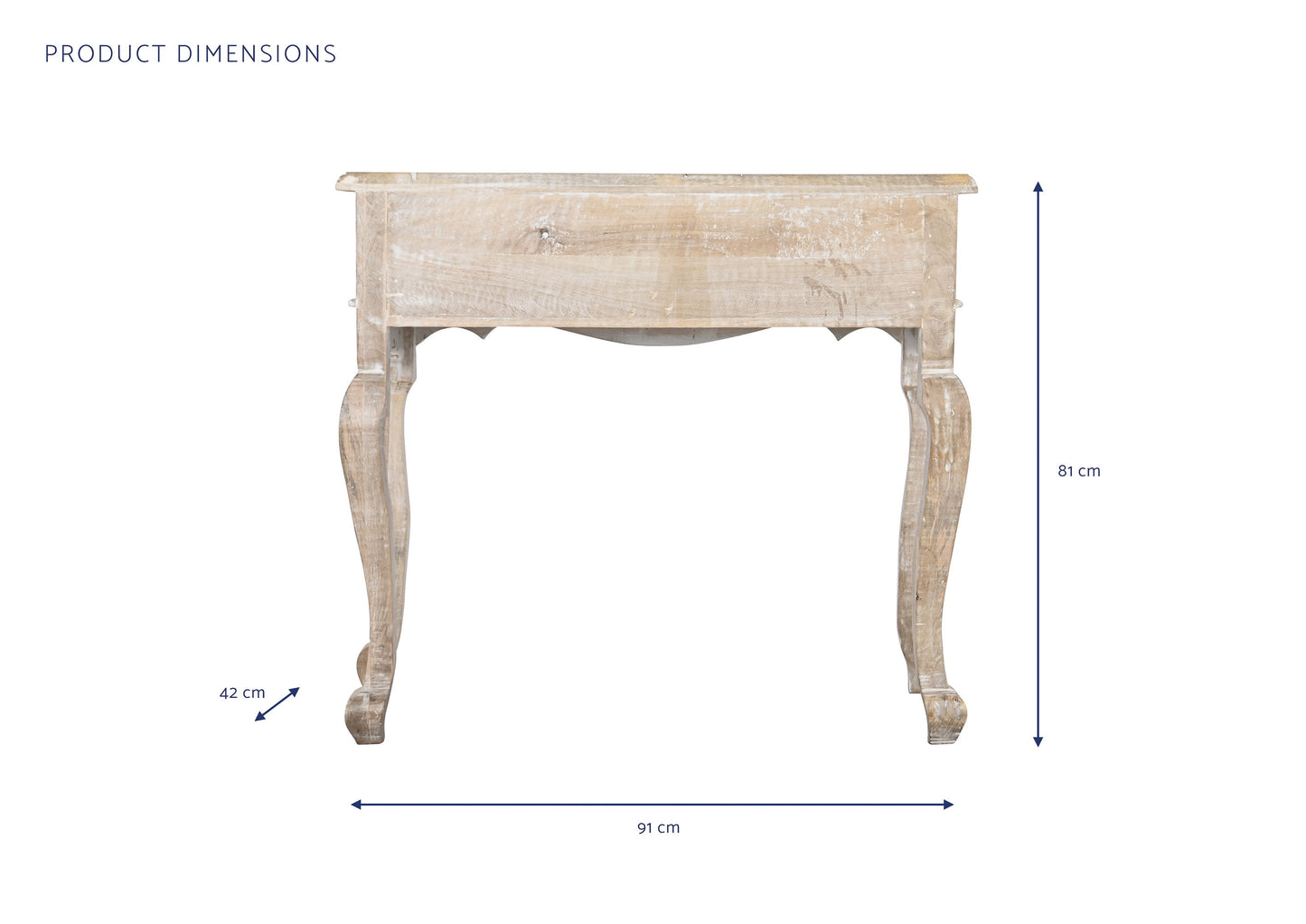 Consola mango 91*42*81cm natural