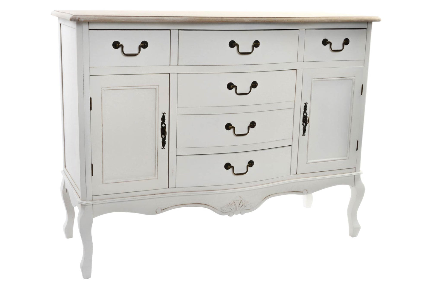 Buffet abeto 118*45*90cm natural blanco