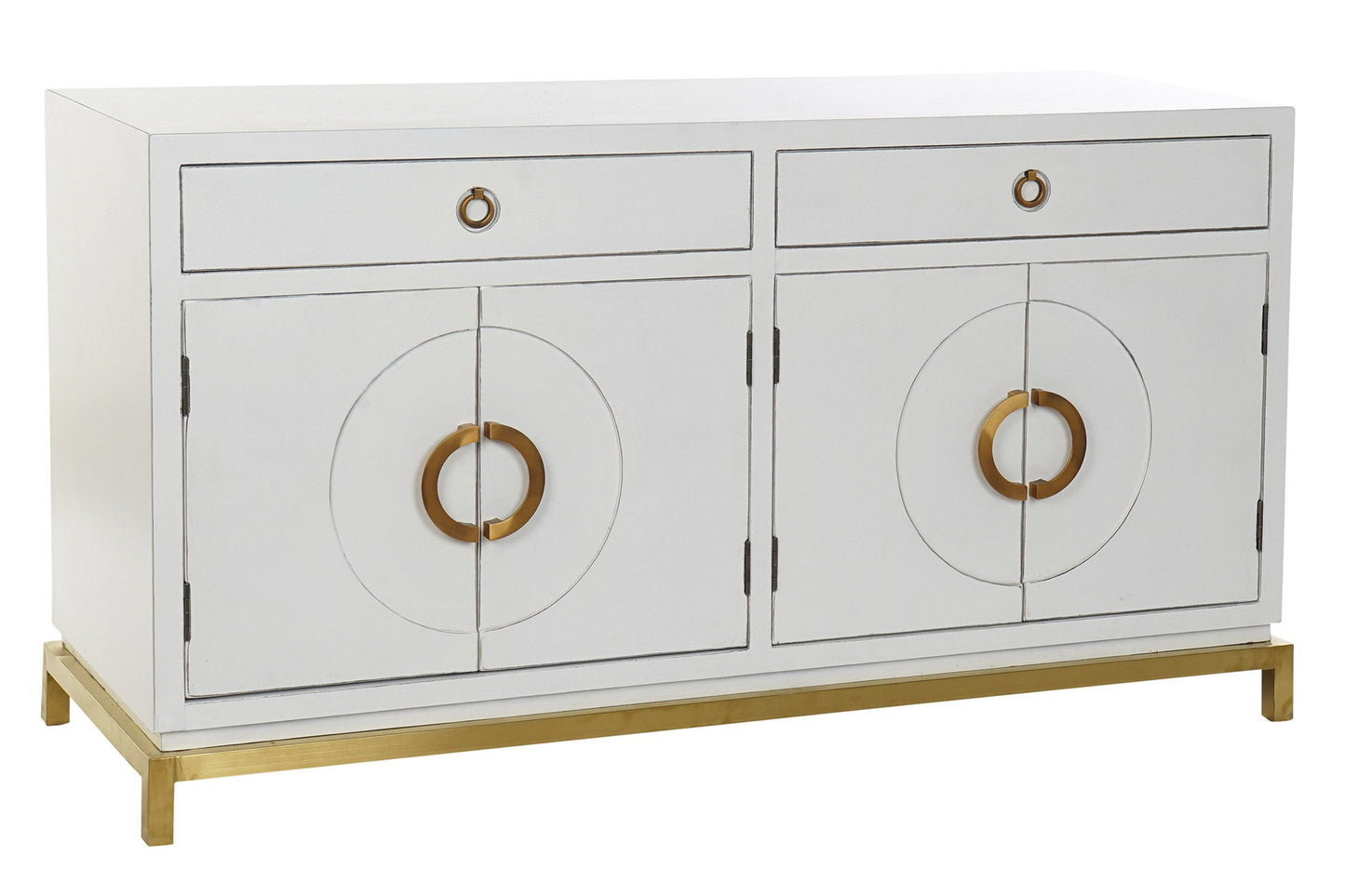 Buffet alamo metal 150*50*80cm lacado blanco