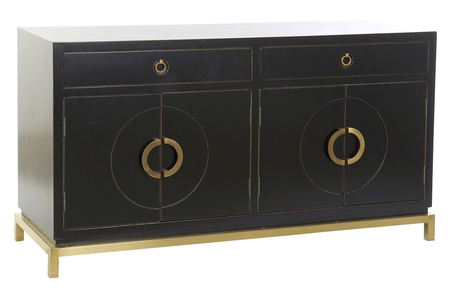 Buffet alamo metal 150*50*80cm lacado negro