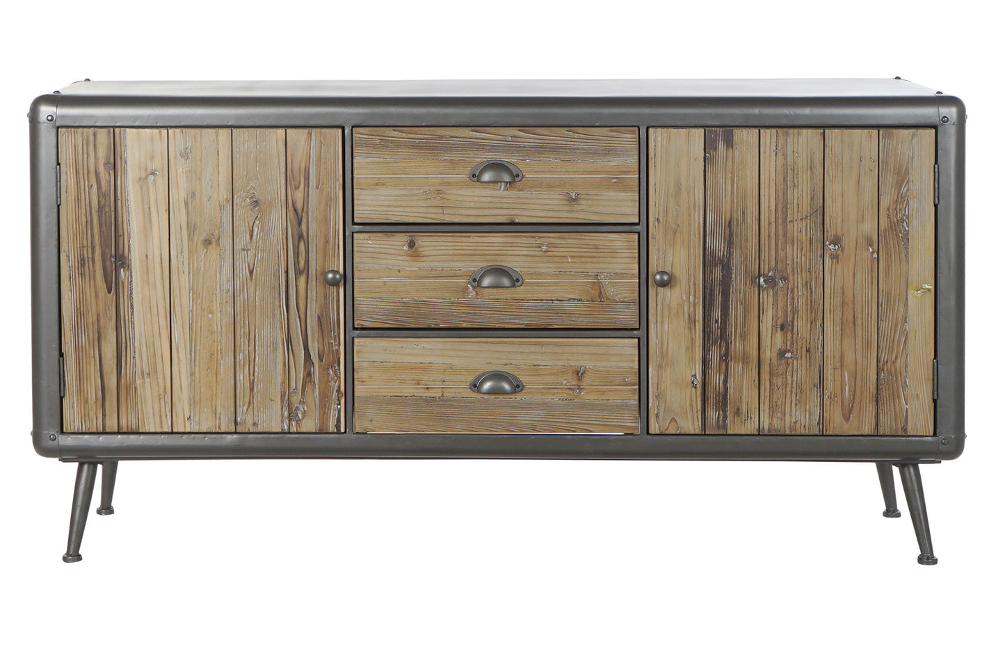 Buffet abeto metal 144*45*75cm natural