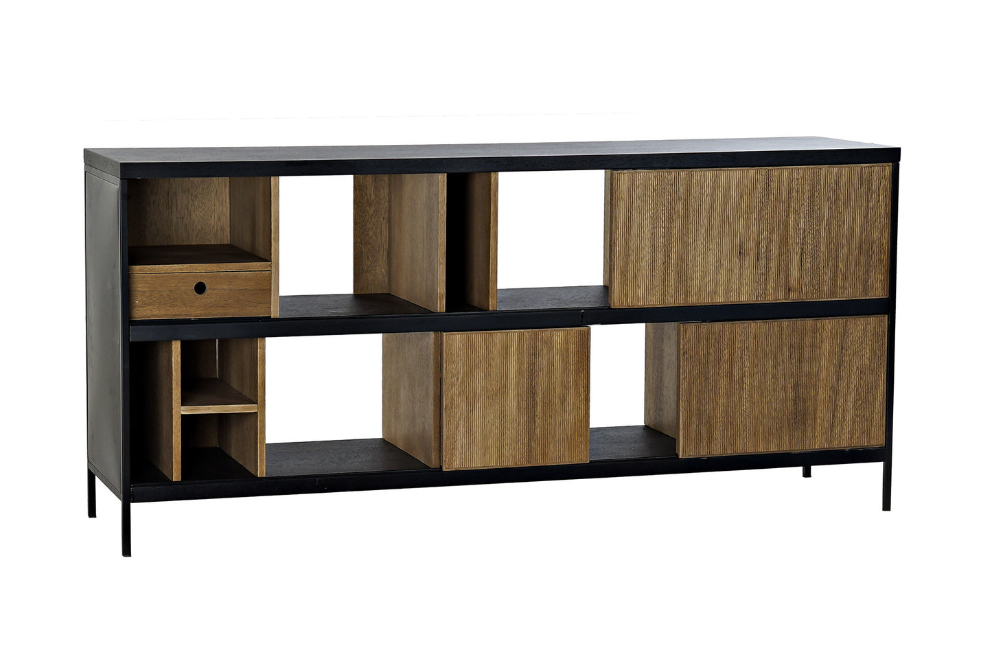 Buffet fresno hierro 160*40*75cm negro