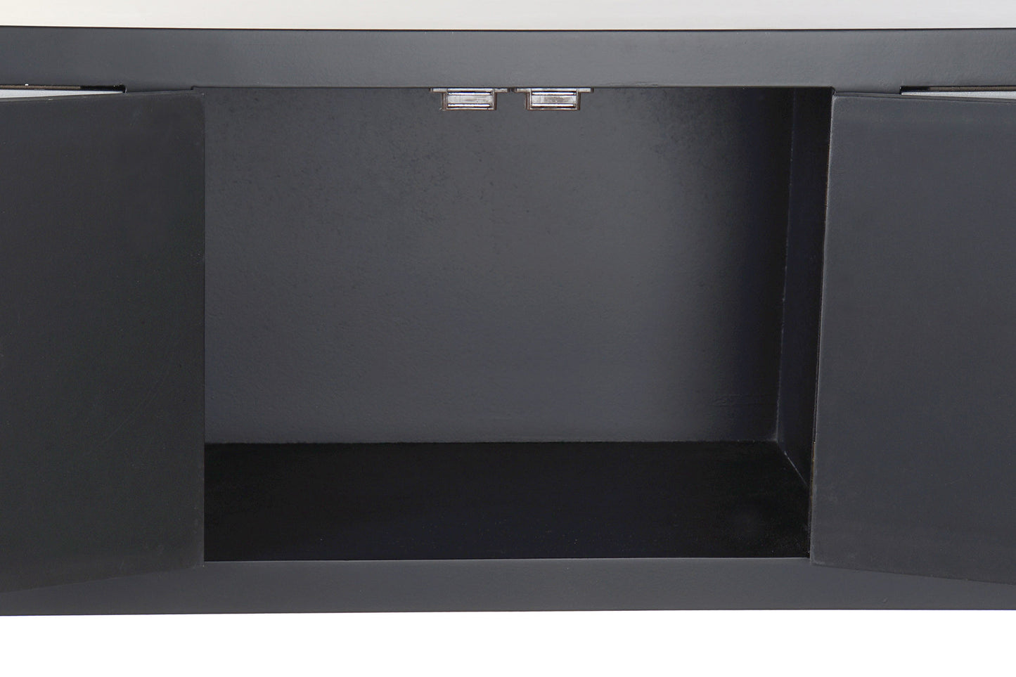 Consola abeto mdf 95*24*79cm oriental negro