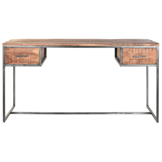 Escritorio SEA SIDE Acacia y Metal 150x60x77 cm – Natural y Moderno
