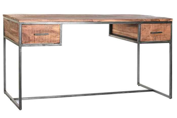 Escritorio SEA SIDE Acacia y Metal 150x60x77 cm – Natural y Moderno