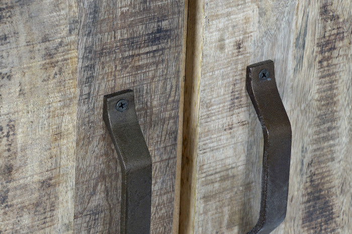 Estantería Mango y Metal Natural – 95 x 44 x 172 cm