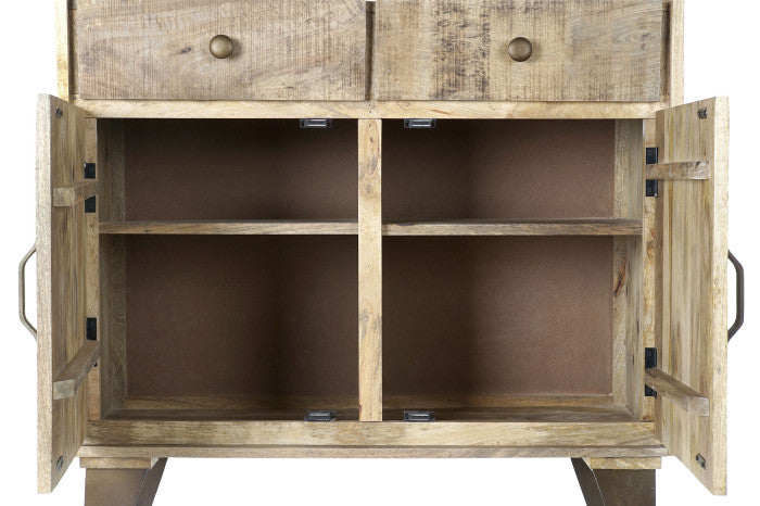 Estantería Mango y Metal Natural – 95 x 44 x 172 cm