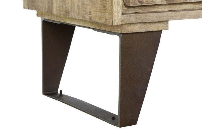 Estantería Mango y Metal Natural – 95 x 44 x 172 cm