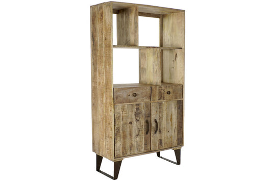 Estantería Mango y Metal Natural – 95 x 44 x 172 cm