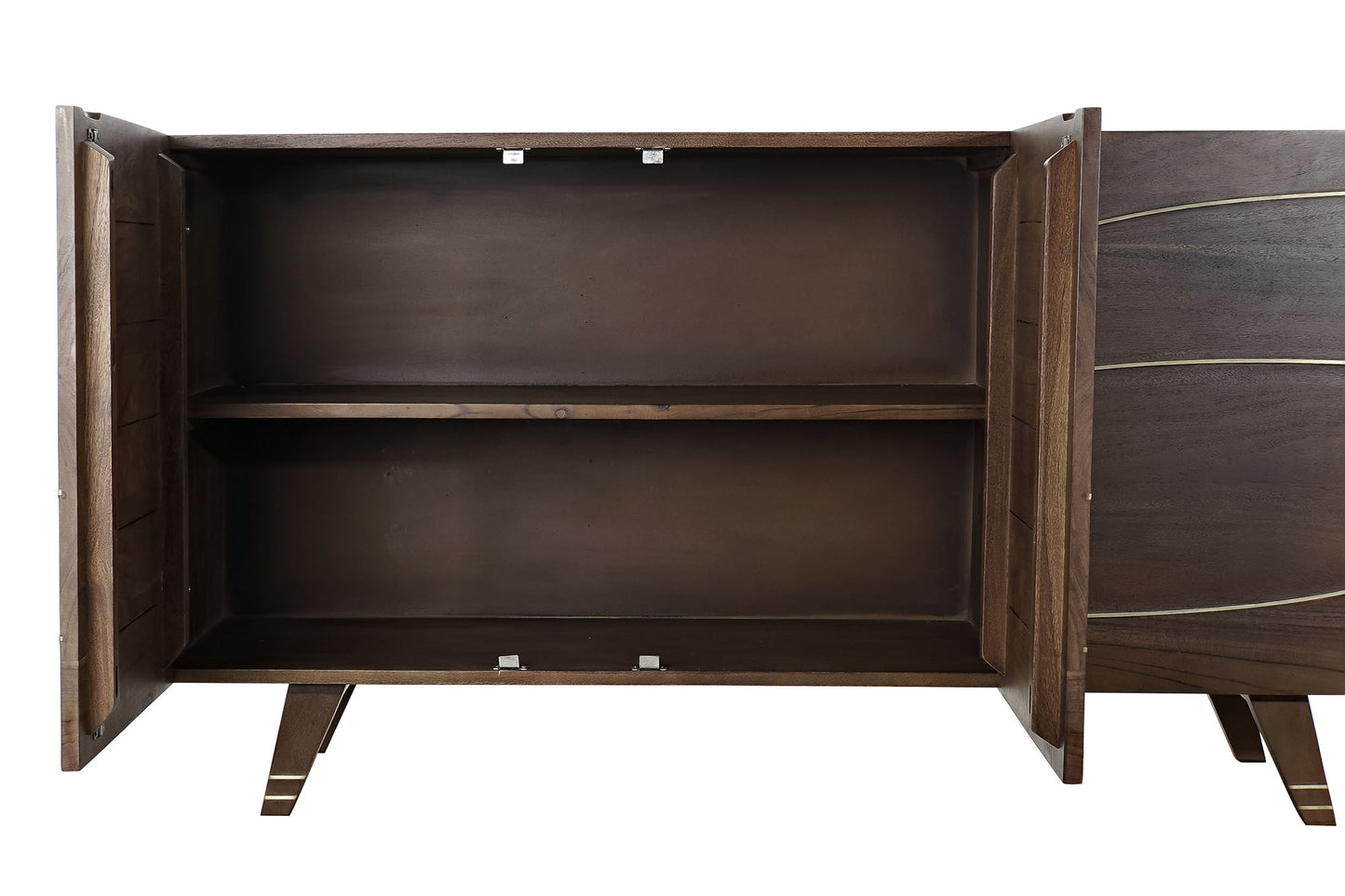 Buffet acacia 145*41*76cm marron oscuro