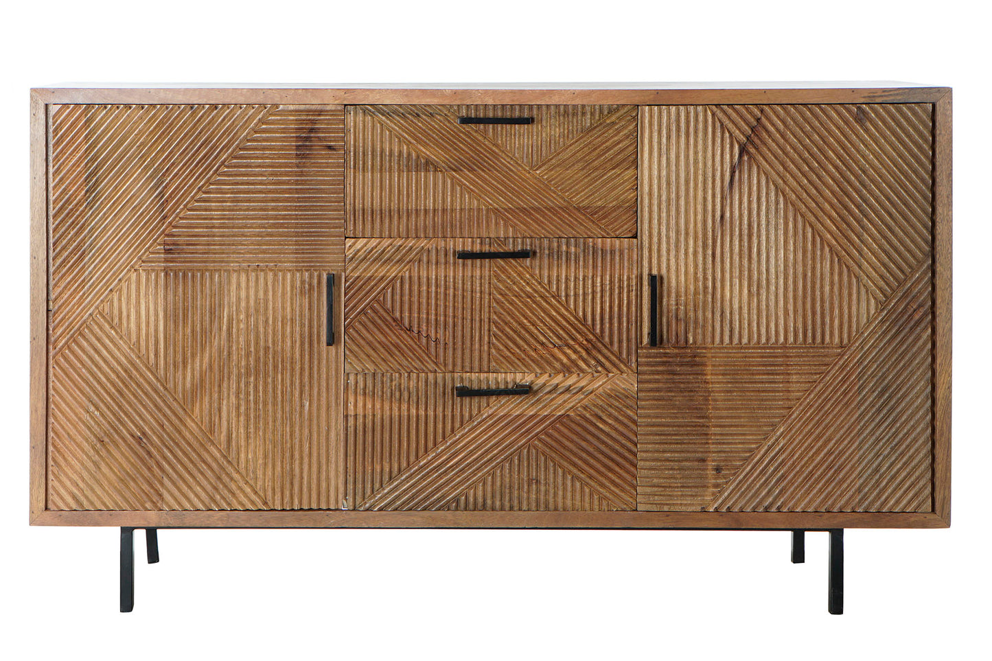 Buffet mango metal 145*40*86cm natural