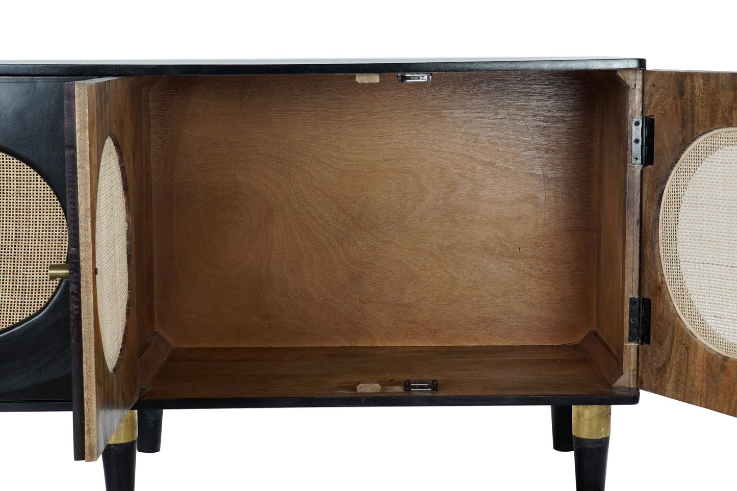 Buffet mango ratan 150*40*65cm negro