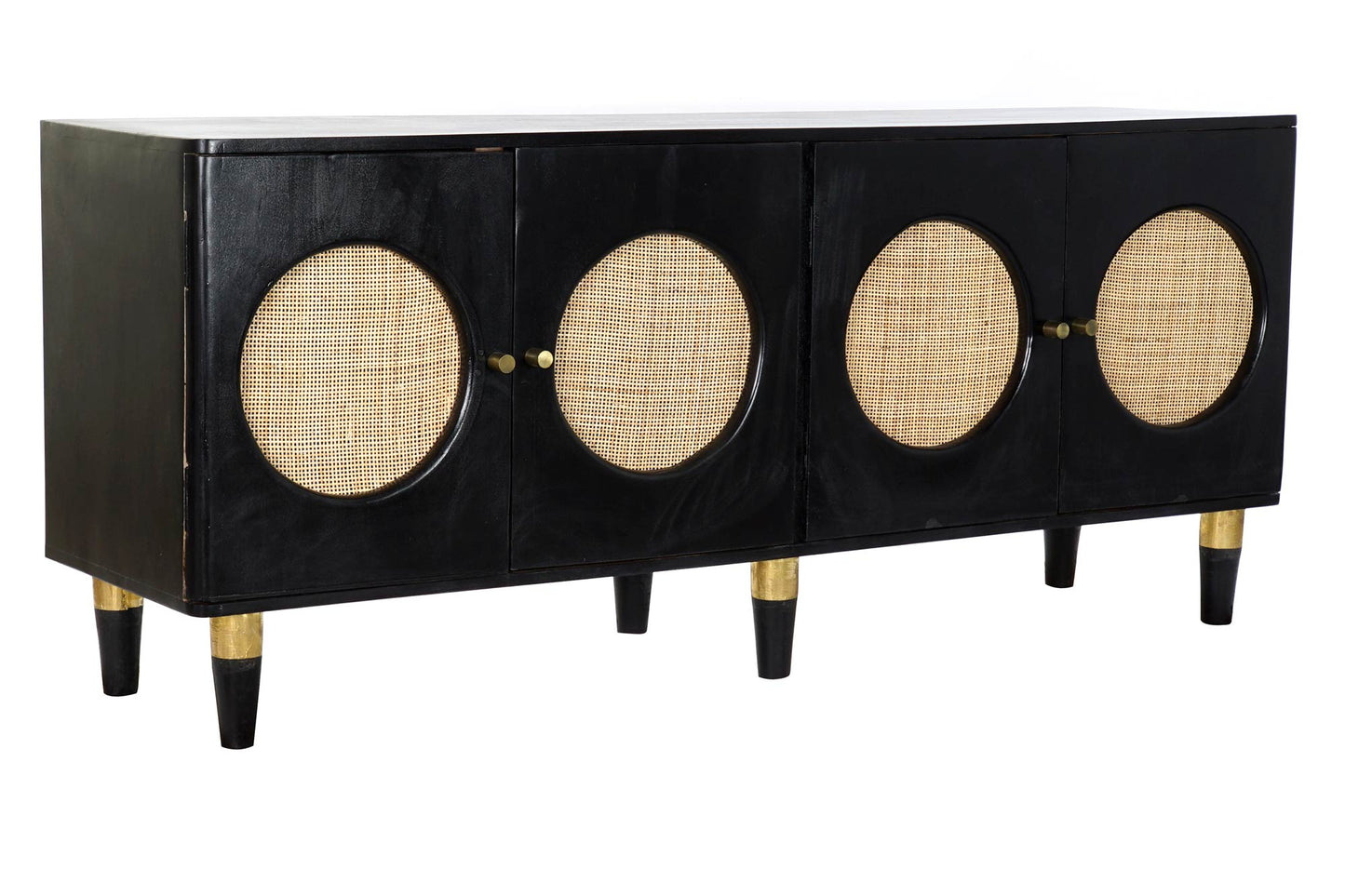 Buffet mango ratan 150*40*65cm negro