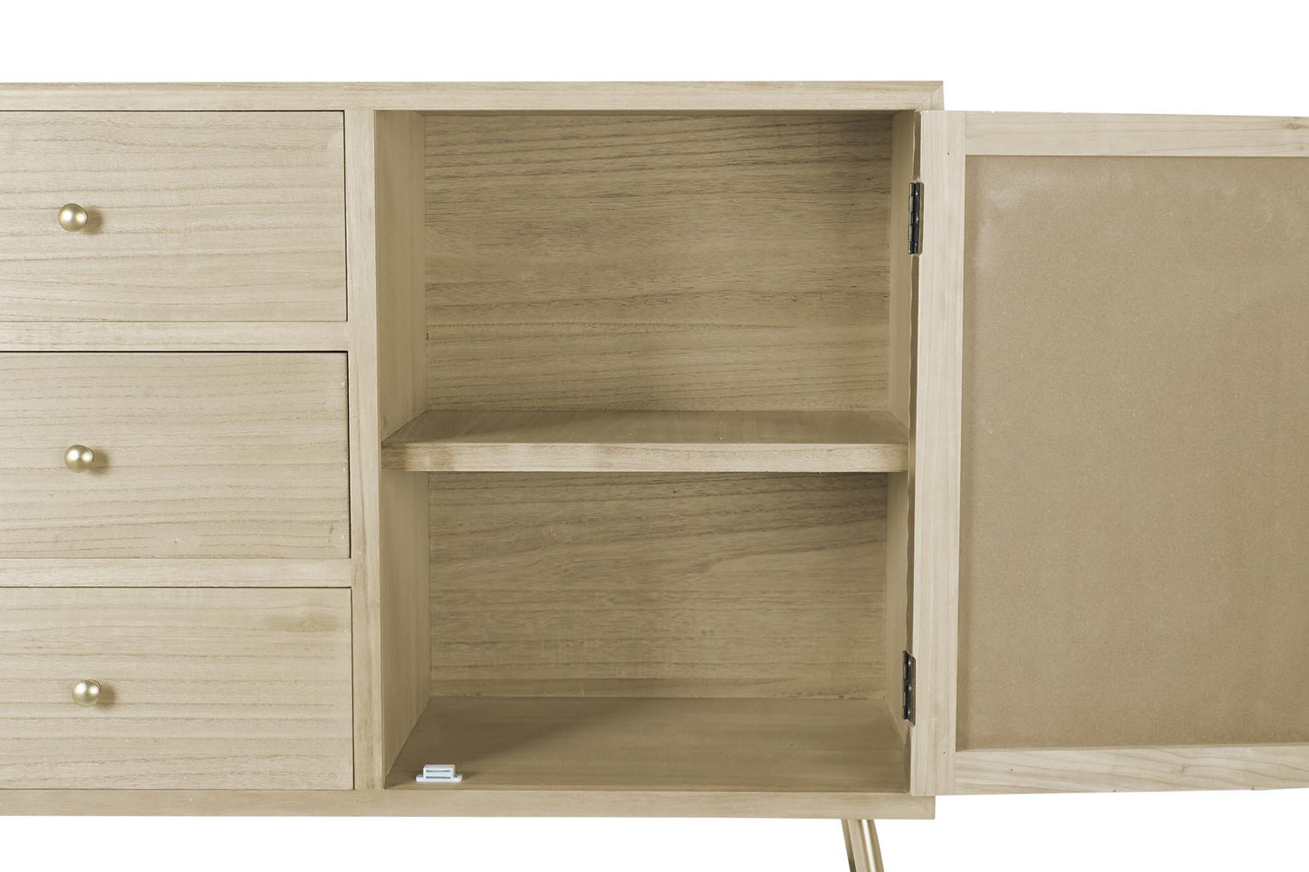 Buffet mdf abeto 150*38*85cm natural