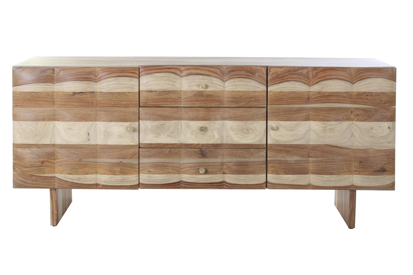 Buffet sheesham 162*42*72cm ondas natural