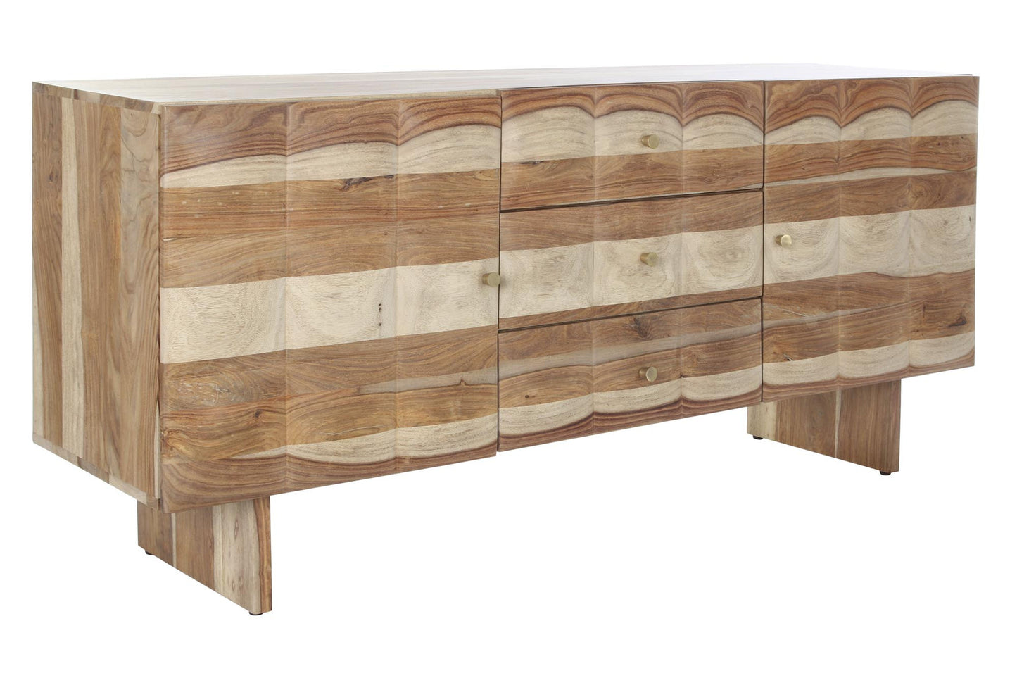 Buffet sheesham 162*42*72cm ondas natural