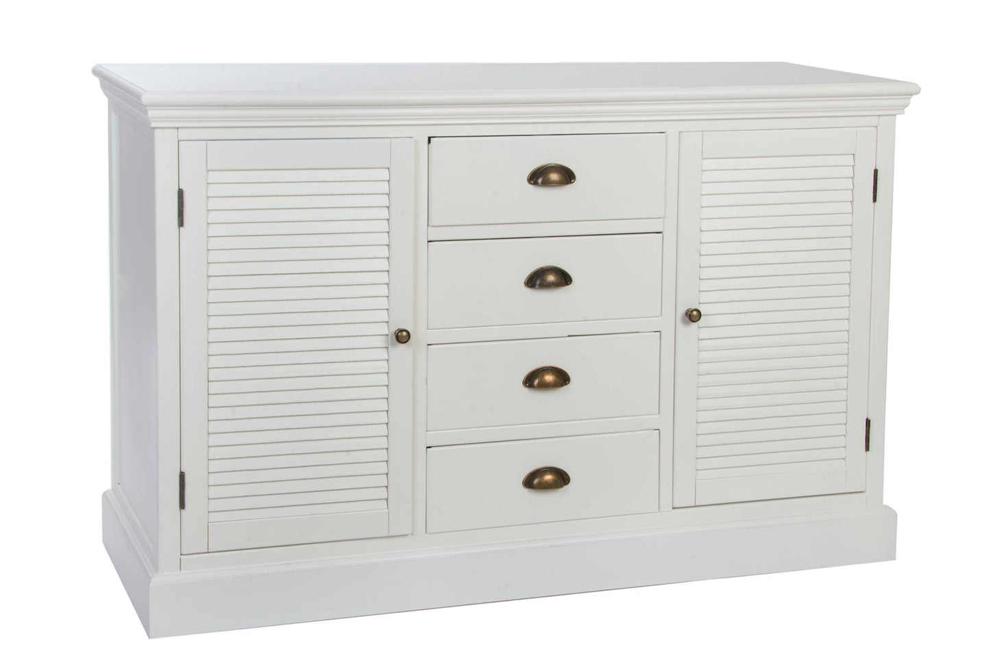 Buffet paulownia 126*41*82cm blanco