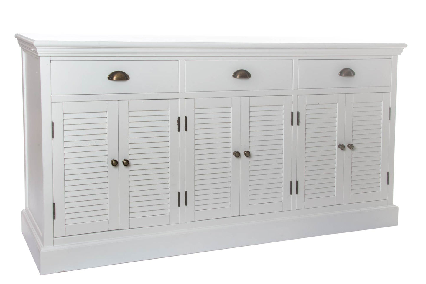 Buffet paulownia 160*41*83cm blanco