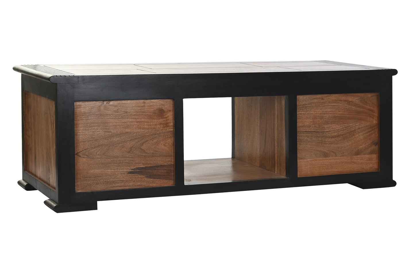 Mueble TV acacia 140*45*45cm marron oscuro