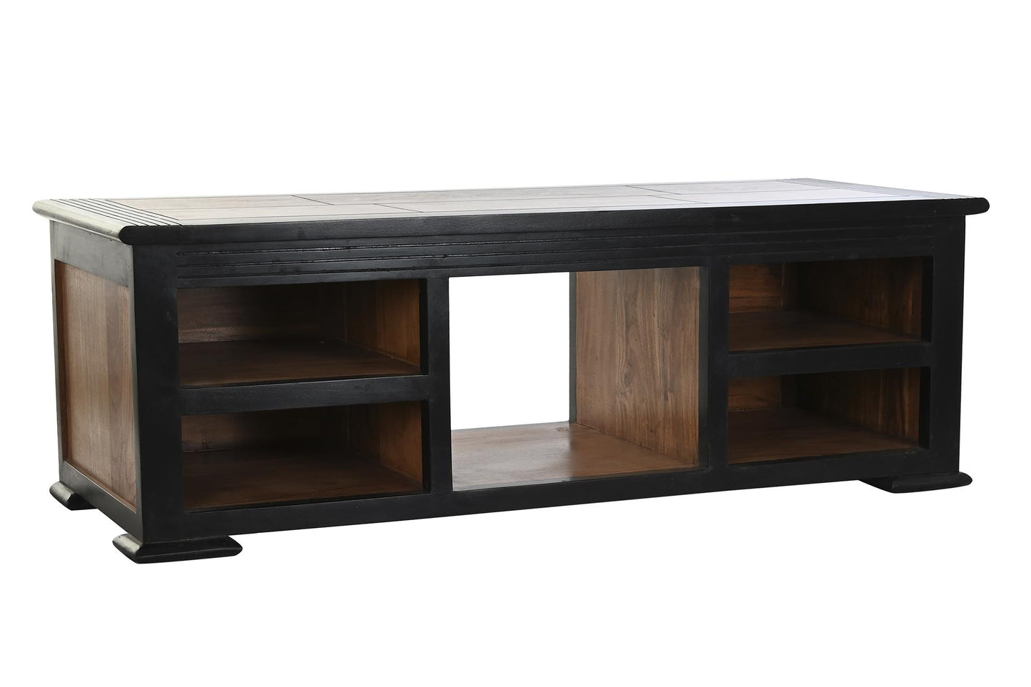 Mueble TV acacia 140*45*45cm marron oscuro