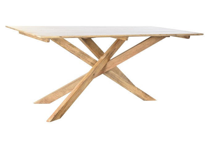 Mesa de comedor de madera de mango 180 × 90 × 76 cm