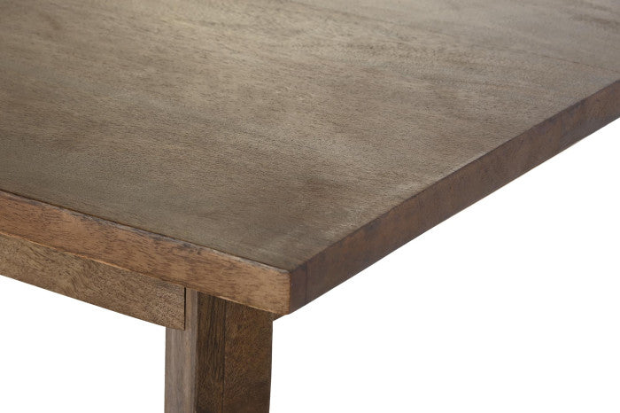 Mesa de comedor de madera de mango 180 × 90 × 76 cm – Marrón