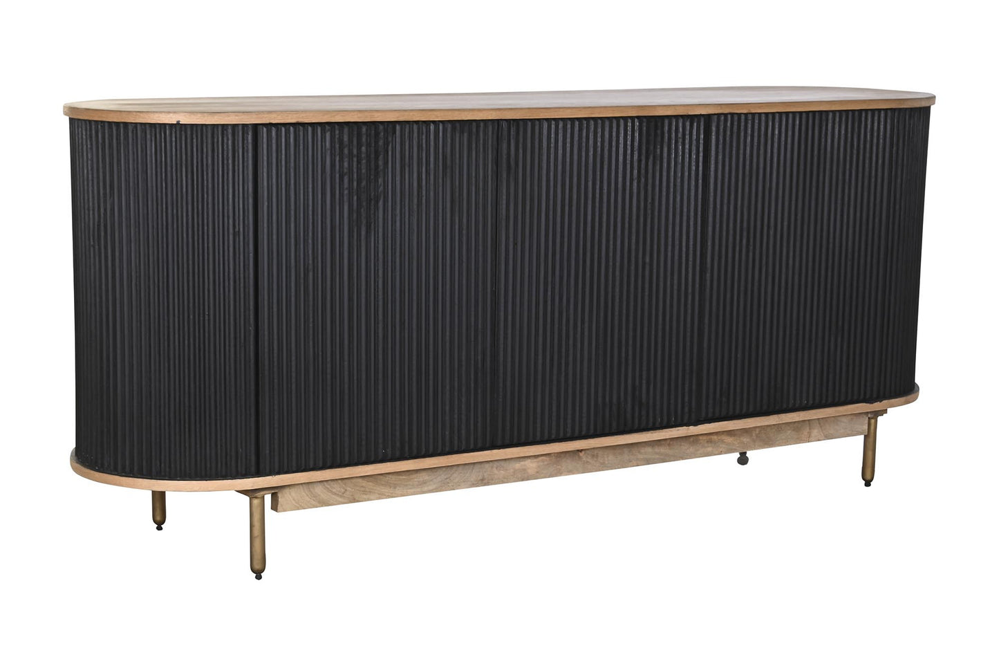 Buffet mango roble 177*45*75cm negro