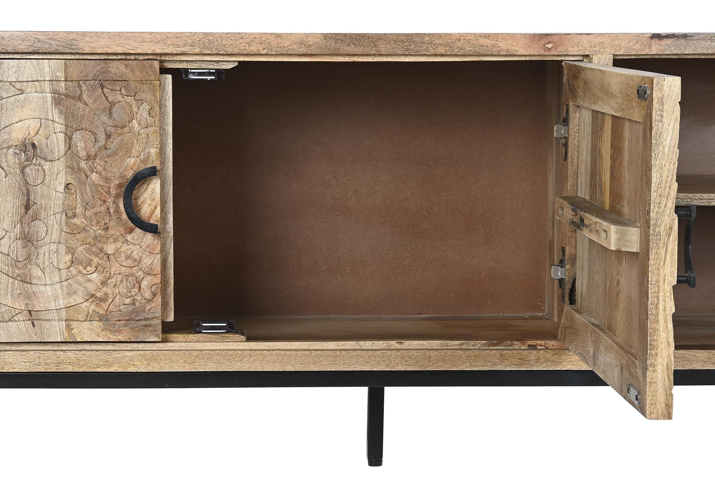 Mueble TV mango metal 160*45*55cm mandala