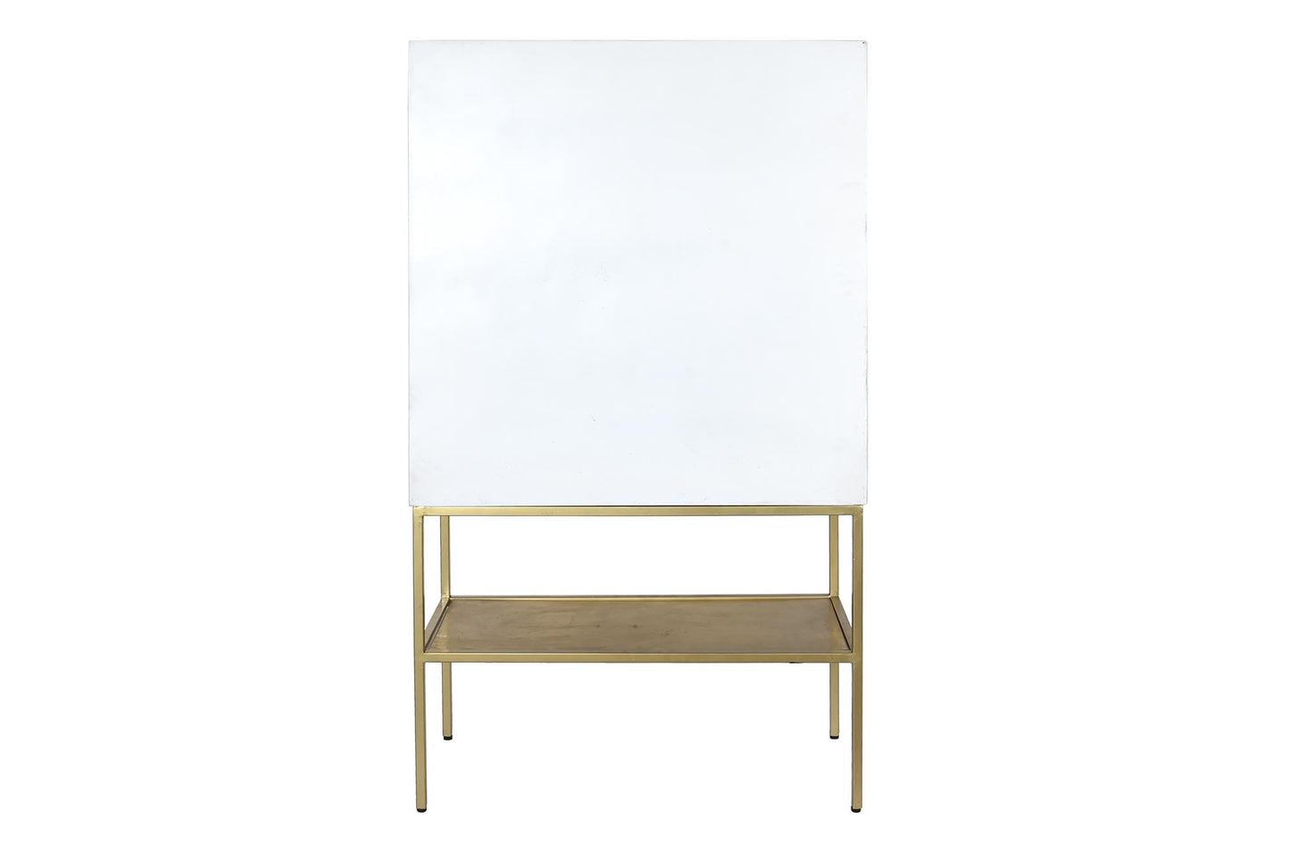 Aparador mango metal 91*44*152cm blanco