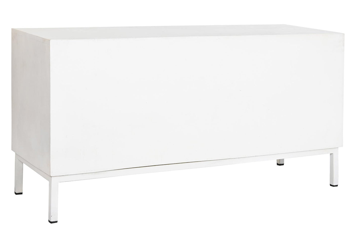 Mueble TV mango metal 120*40*60cm blanco