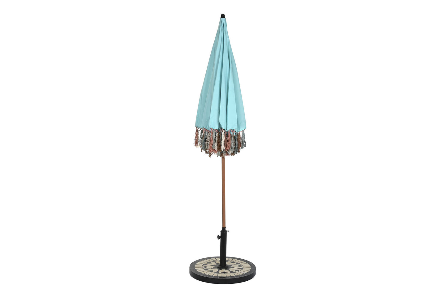 Base parasol gres inox 50*50*32.5cm 20kg azulejo