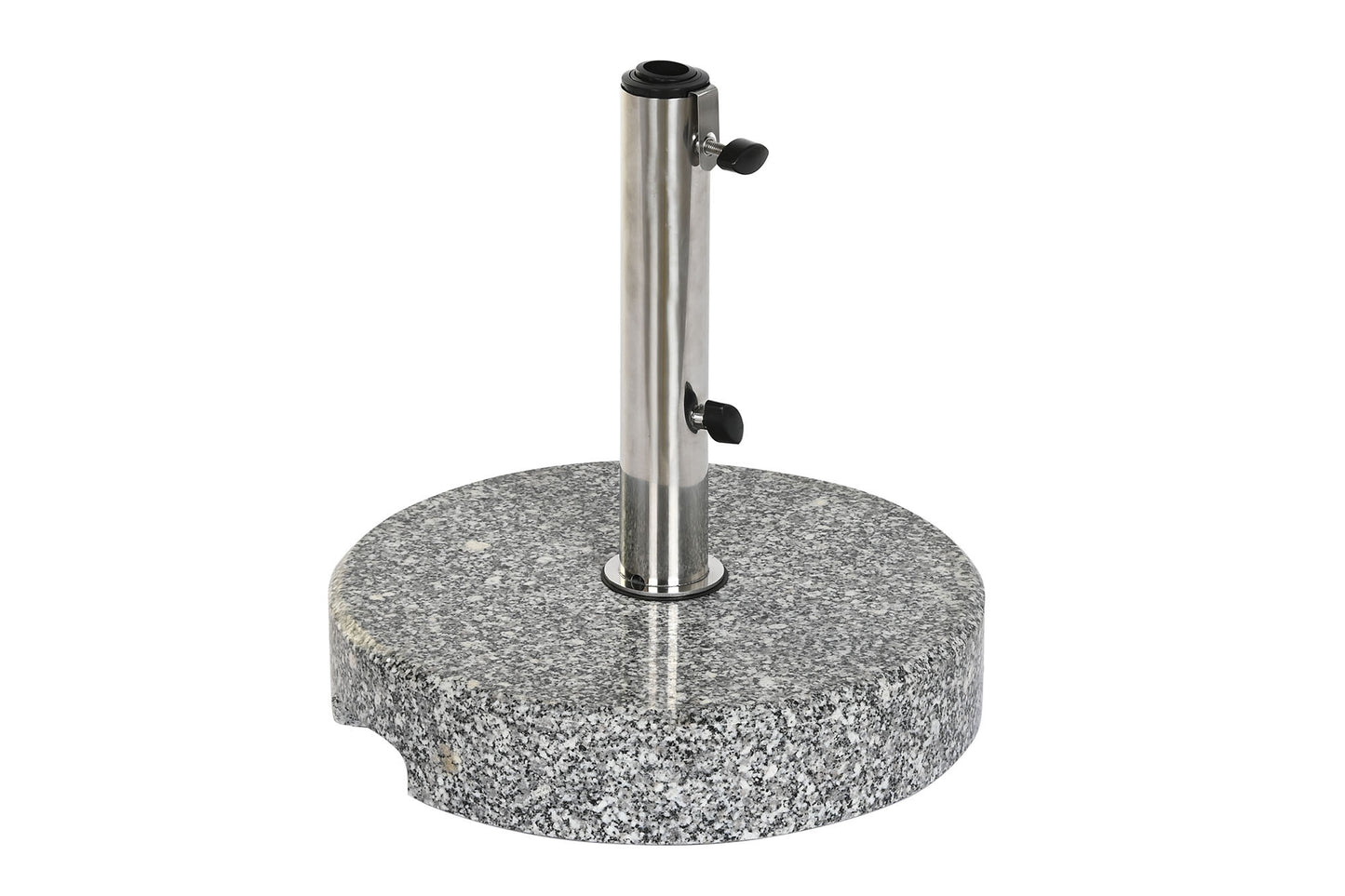 Base parasol granito inox 38*38*41cm 24kg gris