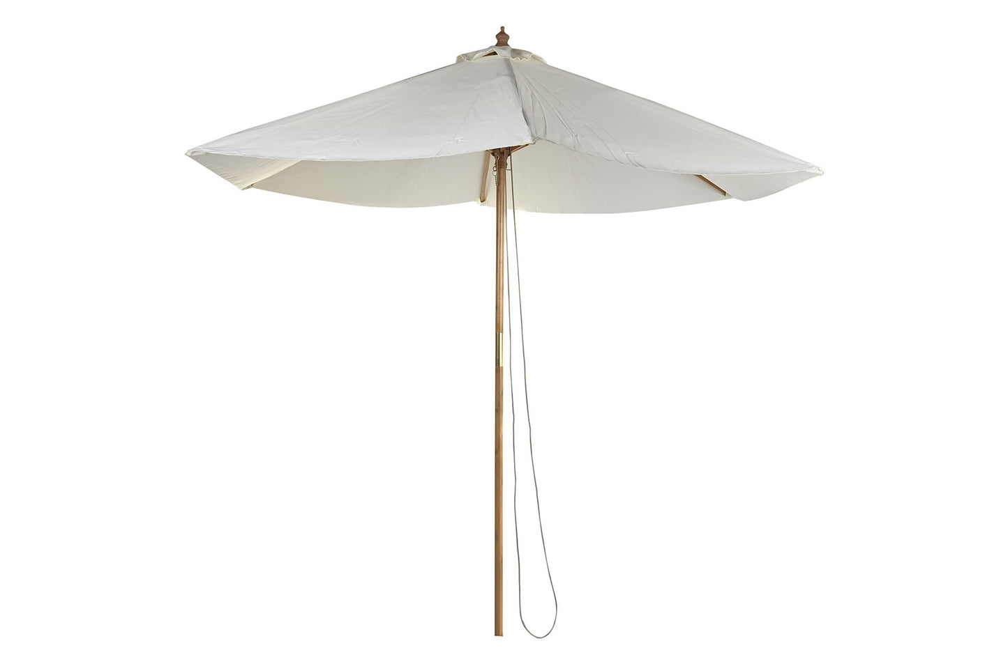 Parasol poliester bambu 300*300*230cm beige