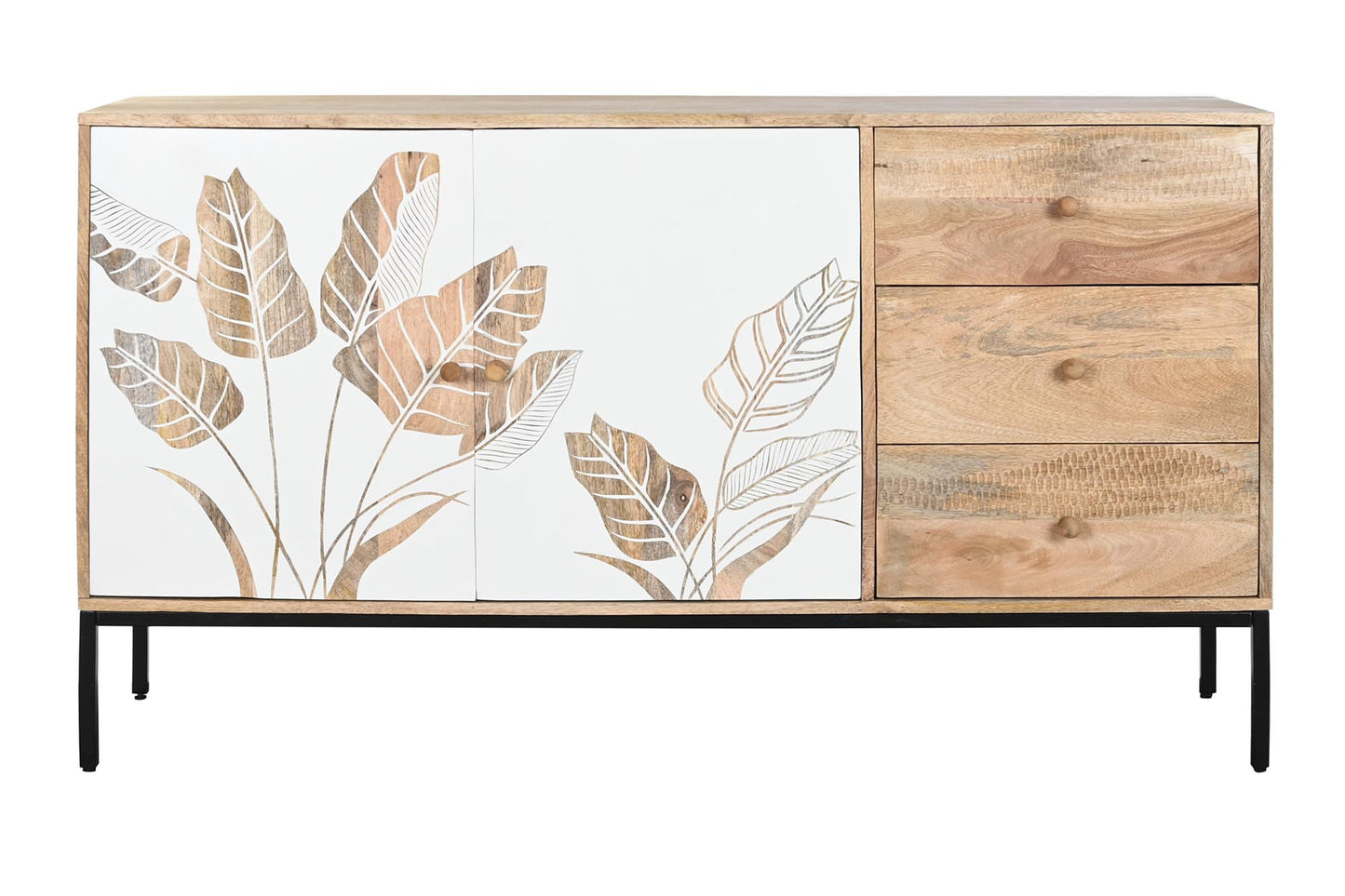 Buffet mango 140*40*80cm hoja blanco