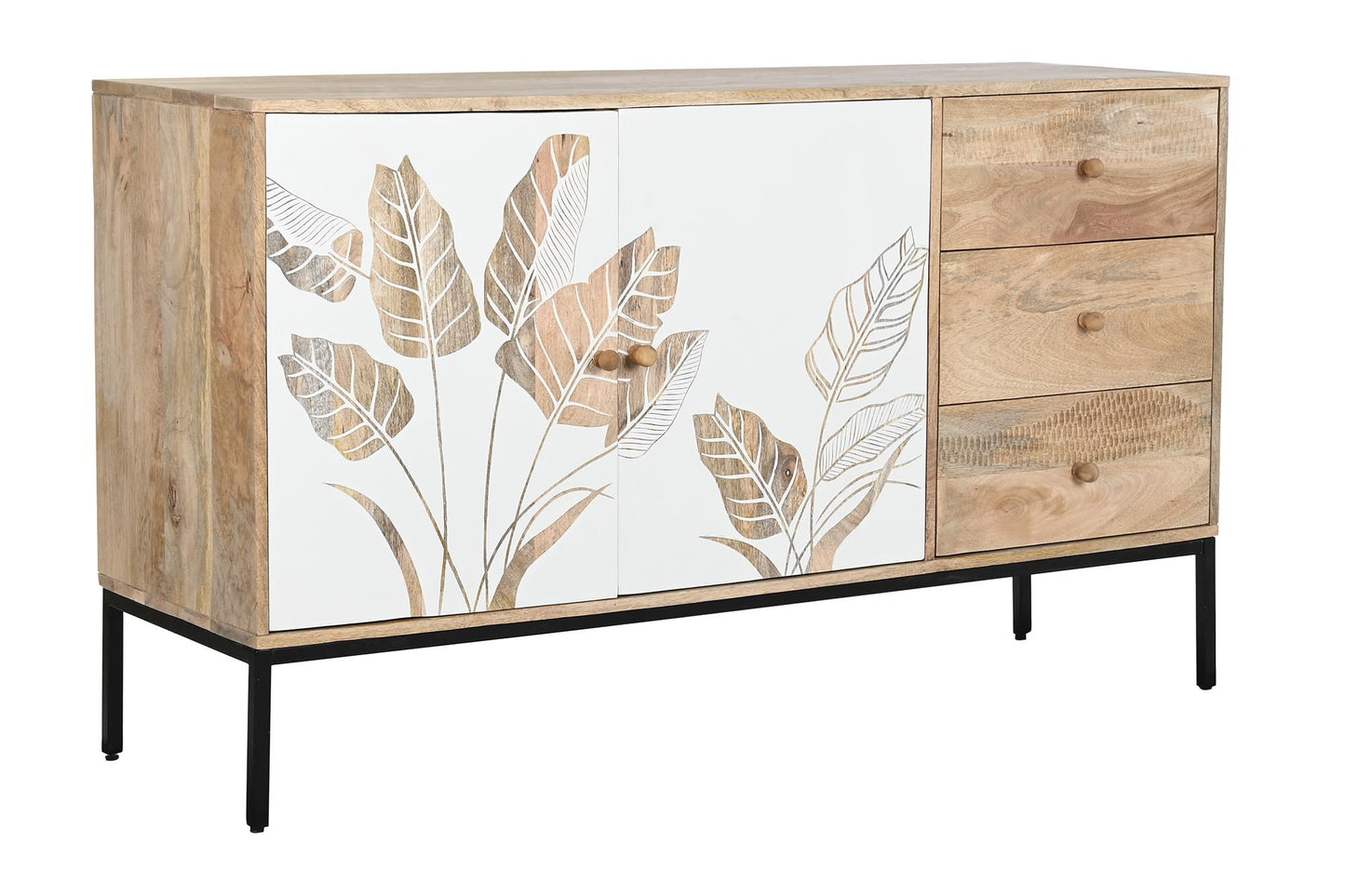 Buffet mango 140*40*80cm hoja blanco