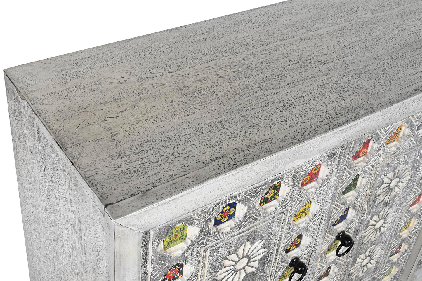 Buffet mango ceramica 150*38*80cm gris