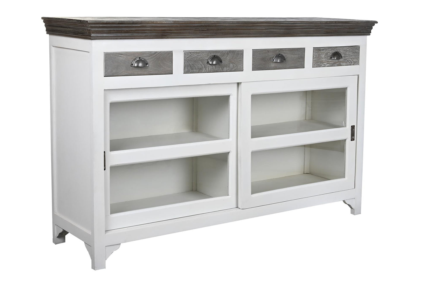 Buffet mango cristal 165*45.7*105.4cm gris