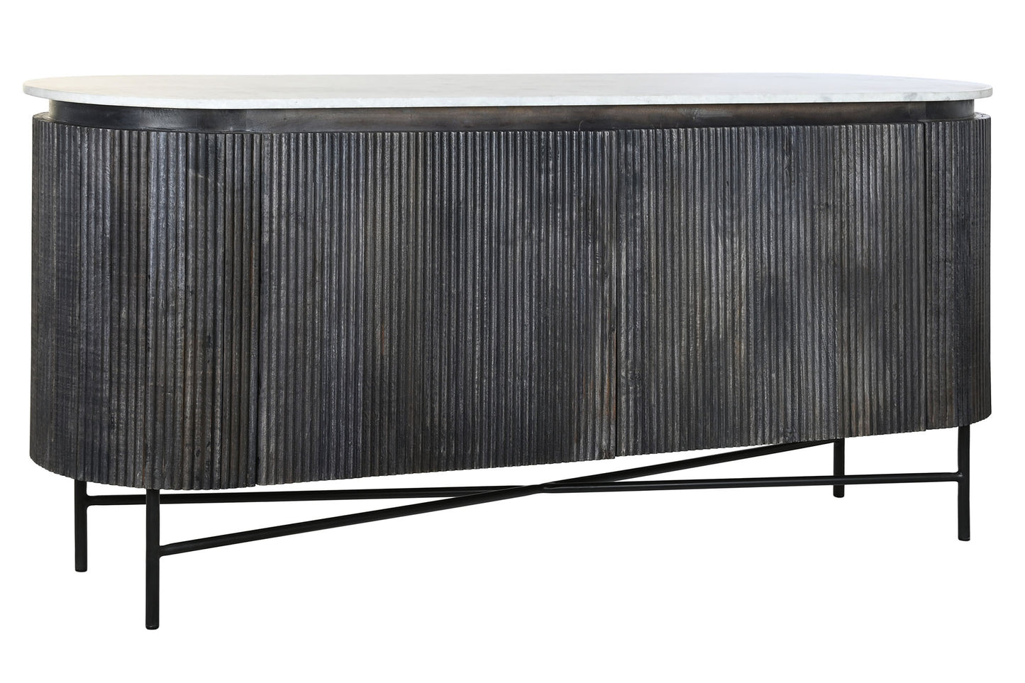 Buffet mango marmol 160*45*75cm negro