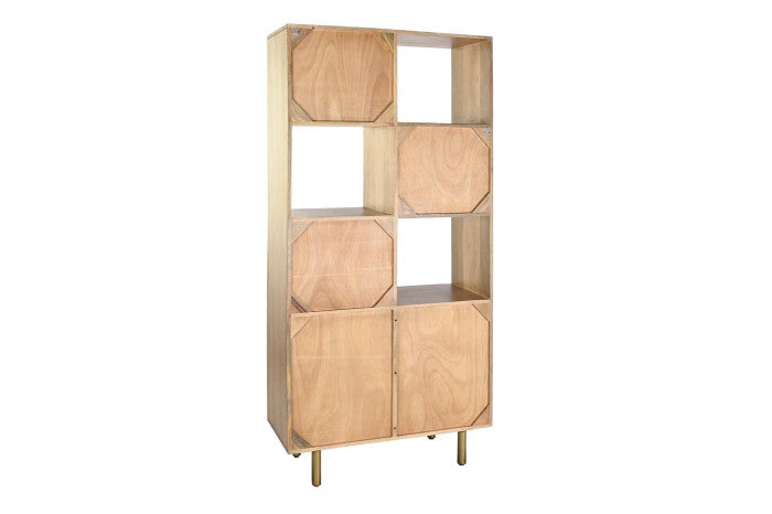 Estantería de Mango Natural – 90 x 40 x 180 cm