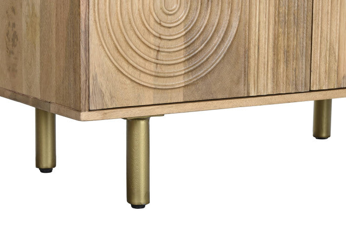 Estantería de Mango Natural – 90 x 40 x 180 cm