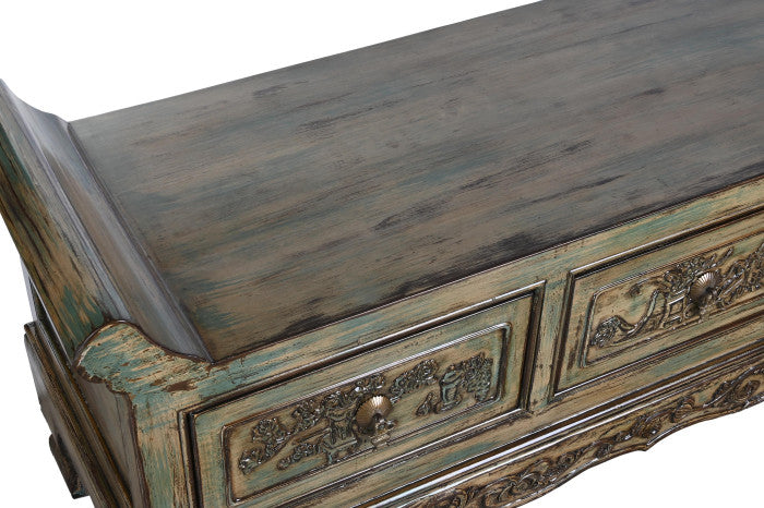 Descalzadora de Olmo 179x43x58 cm – 4 Cajones – Colección SEA SIDE