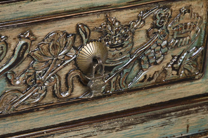 Descalzadora de Olmo 179x43x58 cm – 4 Cajones – Colección SEA SIDE