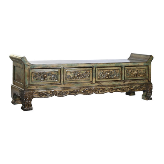 Descalzadora de Olmo 179x43x58 cm – 4 Cajones – Colección SEA SIDE