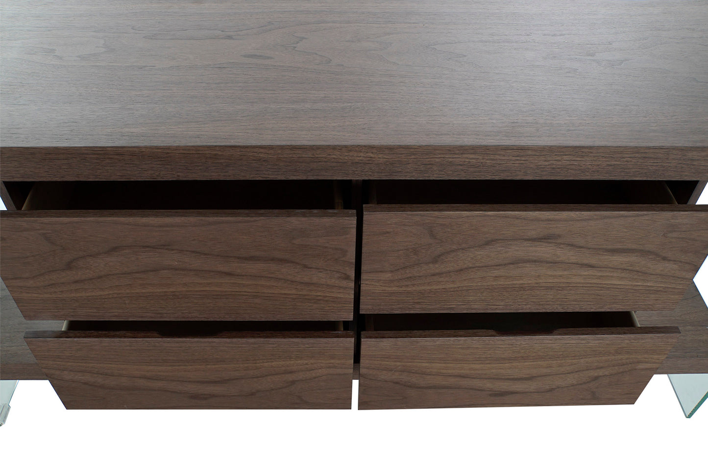 Buffet cristal mdf 160*45*80cm nogal marron