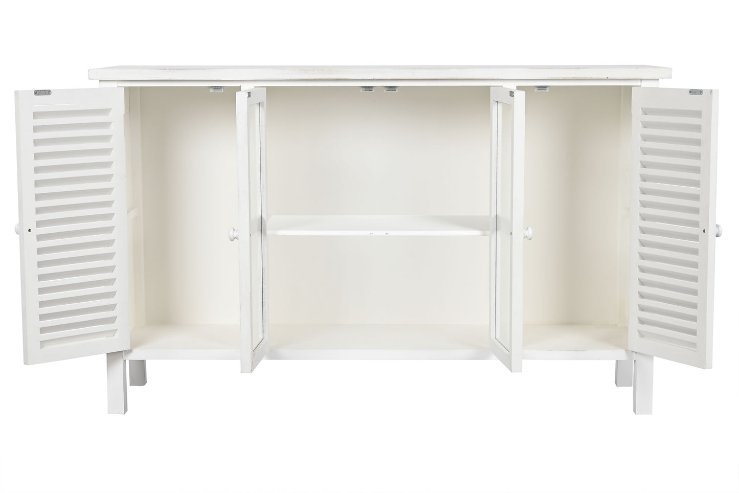 Buffet abeto mdf 130*40*80cm blanco